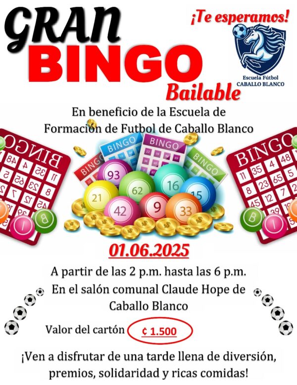 Gran Bingo Escuela de Futbol Caballo Blanco